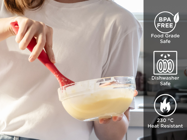 dish bench scraper bread bottle dishwasher-safe heat-resistant butter egg kitchen 