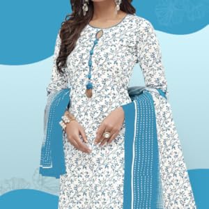 Miraan women’s cotton unstitched dress material SPN-FOR1