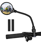 bike mirror Bike Mirrors Handlebars 2PCS Adjustable Rear View Mirror Bikes Universal Road/Mountain