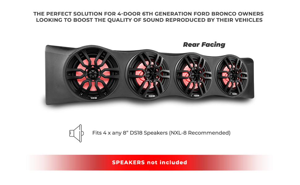 ford bronco 2021 2022 2023 speakers 