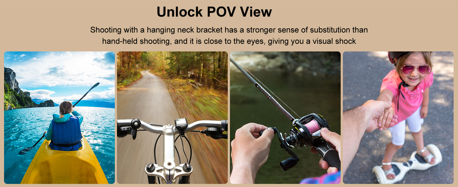 POV selfie necklace holder