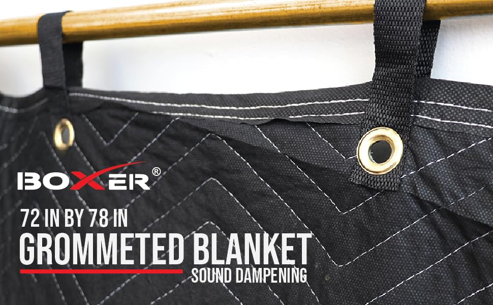 BOXER Tools Studio Grommeted Sound Dampening Blanket 72 in