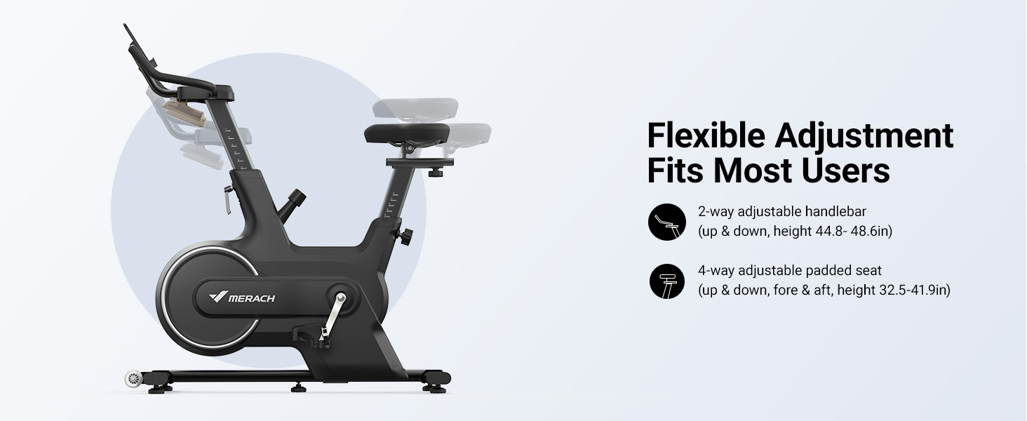 MERACH Exercise Bike for Home, Indoor Cycling Bike with