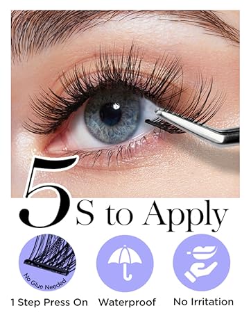 BEYELIAN Self Adhesive Lashes No Glue No REMOVER