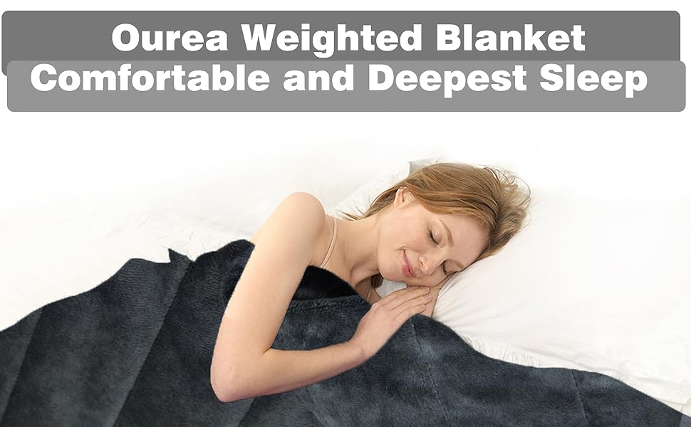 Weighted Blanket (60"x 80" 20lbs Queen Size) Luxury Heavy Blanket Soft