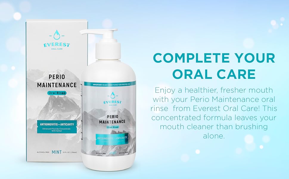 mouthwash alcohol free adults and kids mouthwash on bathroom counter