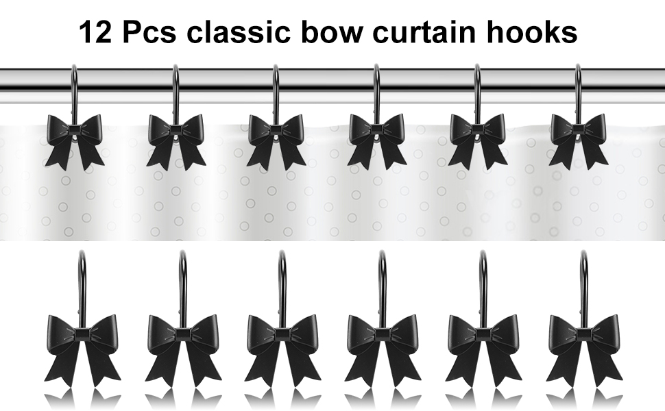 shower curtain hooks