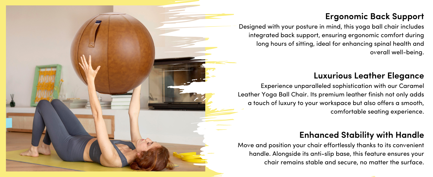 yoga ball chair for office exercise pregnancy core power posture improvement exercise equipment