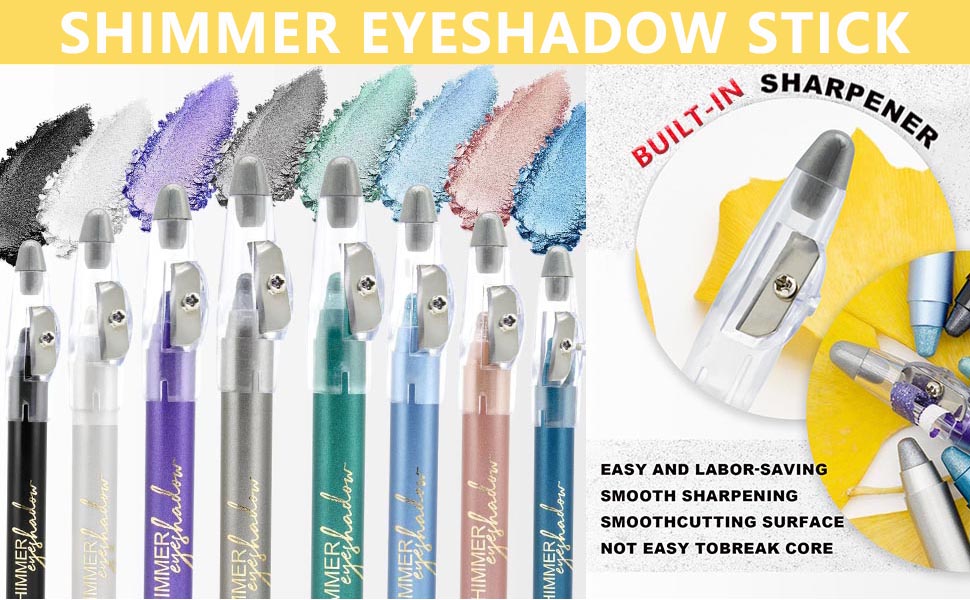 Waterproof highlight eyeliner eye shadow stick