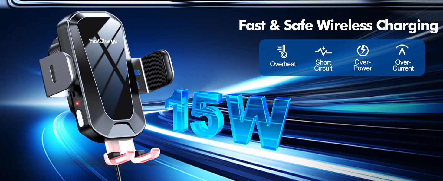 EOIWUY Wireless Car Charger Mount