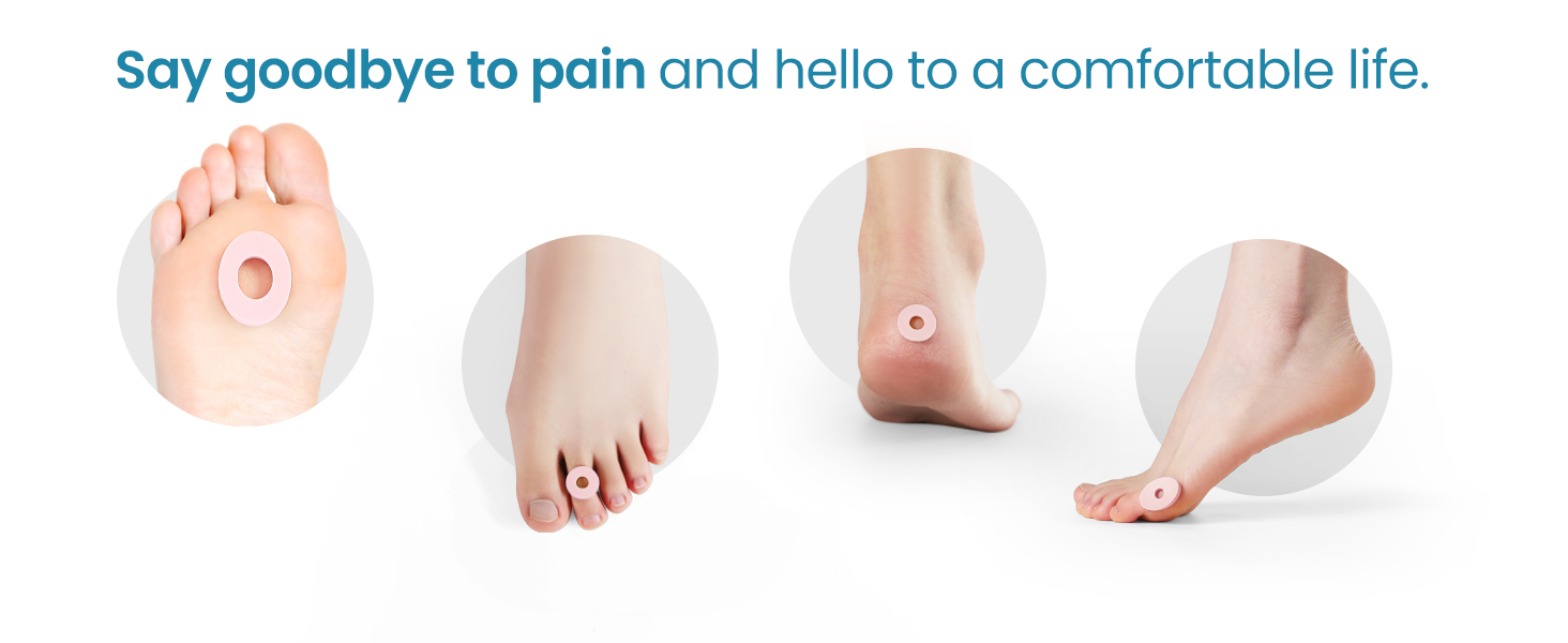 corn pads toes feet callous callus cushions for bottom of foot relive pain pressure blister foam