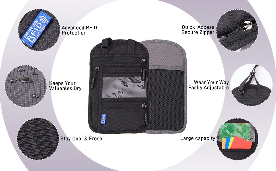 passport holder for travel passport holder for travel women neck wallet