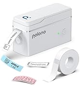 POLONO Label Maker Machine with Tape, P31S Bluetooth Label Printer, Mini Label Maker with Multipl...