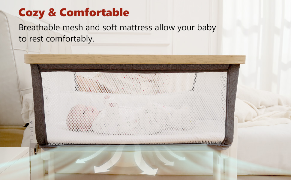 Berceau Cododo Balancelle 3en1 Télécommandé - Popypapa 18 baby sleeper with mesh