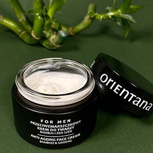 natural cream for men, bamboo cream, antiageing face cream, male cream, cruelty-free, paraben-free