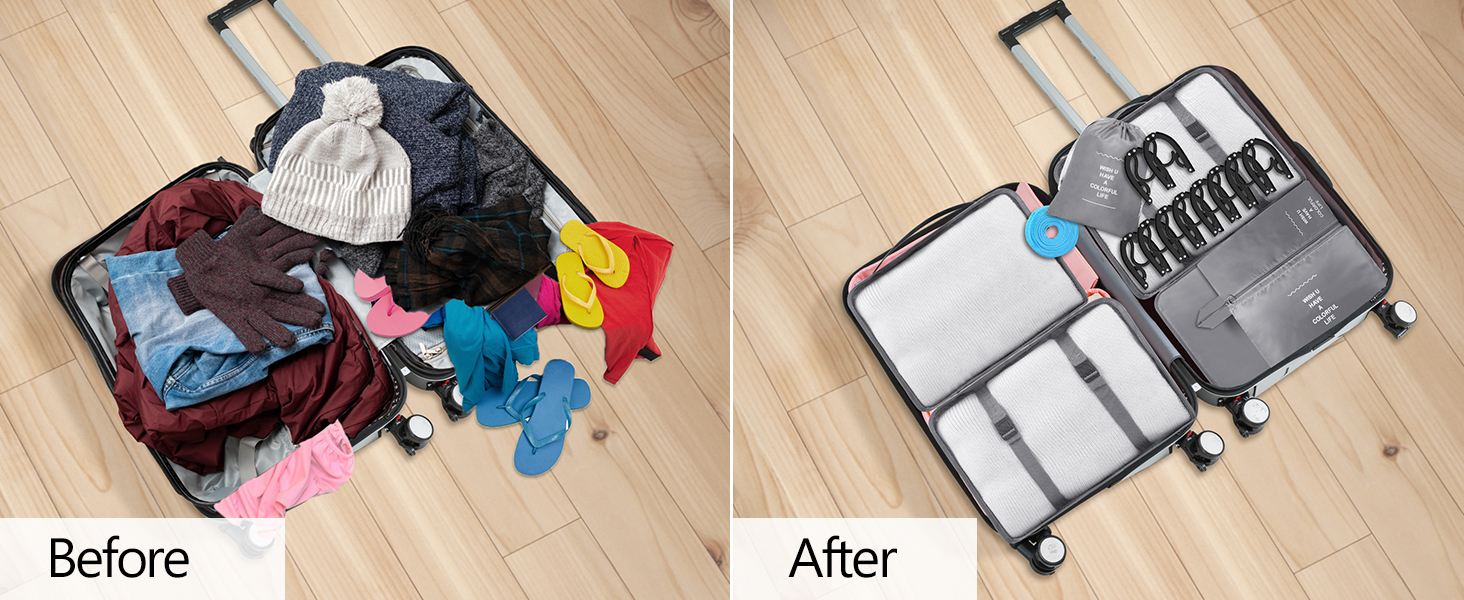 Compression Packing Cubes for Travel