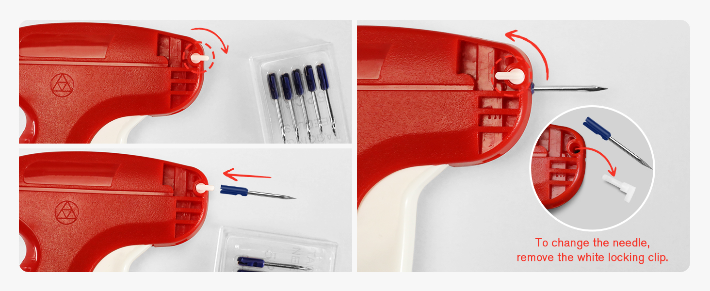 Tag Gun for Clothes Handheld Stitch Gun Quick Clothing