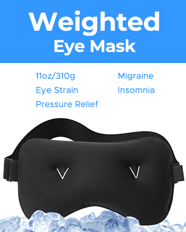 weighted eye mask
