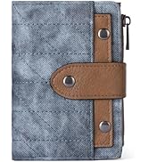 CLUCI Small Wallet for Women Leather Bifold Multi Mini Card Holder Organizer Designer Ladies Zipp...