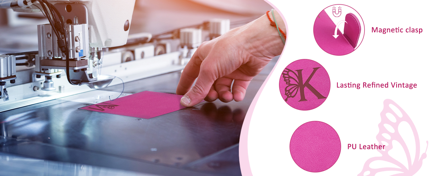 蝴蝶字母护照套