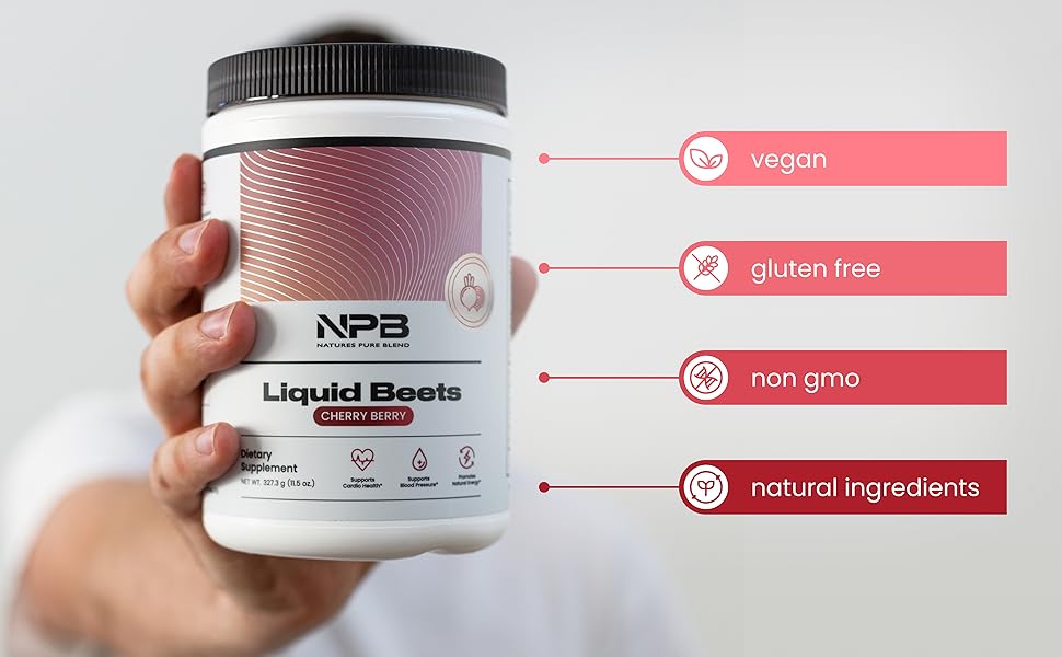 Amazon.com: Nature's Pure Blend Organic Beet Root Powder – L Arginine - Nature's Pure Blend Nitric Oxide Reviews