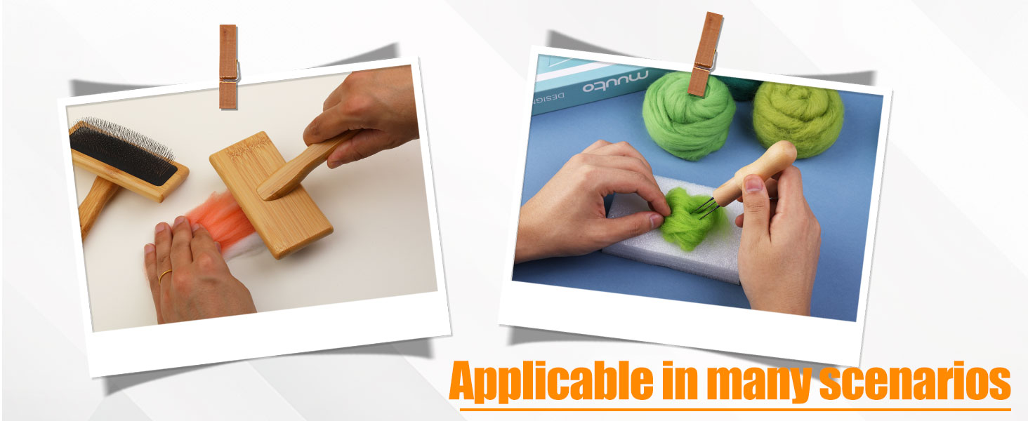 10 Colors Fiber Wool