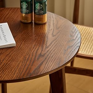 Amazon｜MU RONG ダイニングテーブル 丸テーブル 円形 アメリカ
