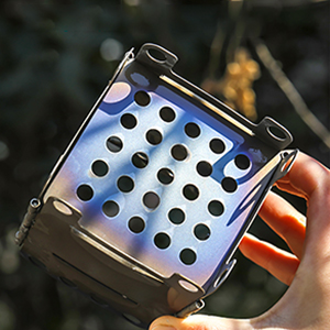 ATiAP Titanium Wood Burning Stove Foldable Camping Backpacking Stove