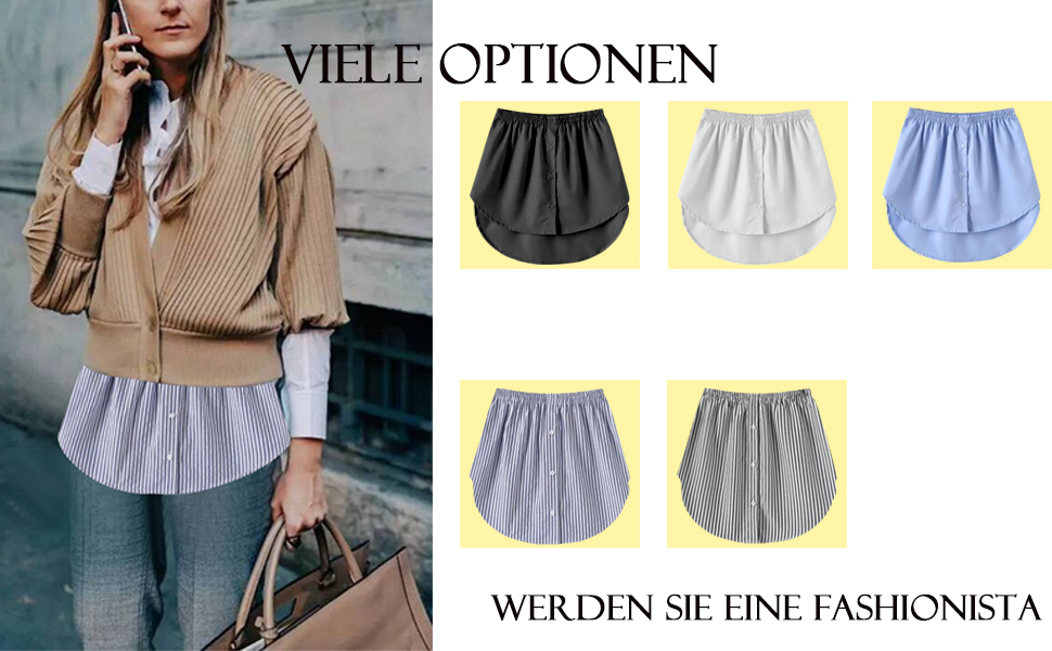 Hemd -Extender -Frauen, Hemd -Erweiterung, Hemd -Strecke für Frauen, Hemd -Verlängerer Frauen xxl,