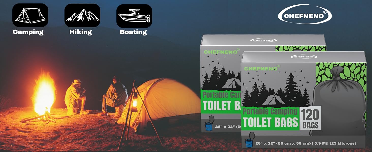 camping toilet bags
