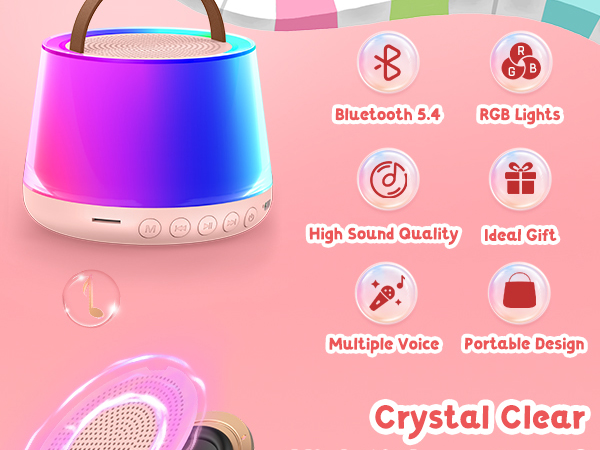 Amazon.com: Mini Karaoke Machine for Kids, Portable