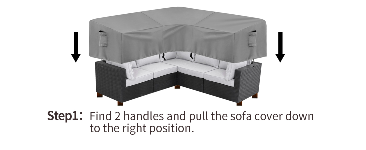 patio furniture cover outdoor sectional sofa cover couch cover