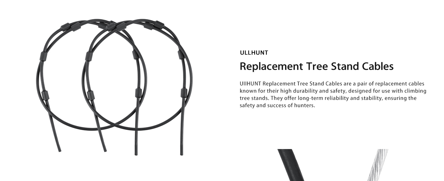 skiguard Treestands Pair of Replacement Cables for