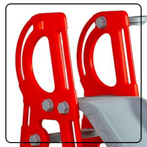 BabyGo Riko Kids Toy Foldable Slide with Basket for Indoor &amp; Outdoor Home &amp; School
