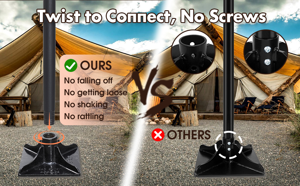 Heavy Duty Tamper Tool, 8"x8" Ground Tamper Tool with 58