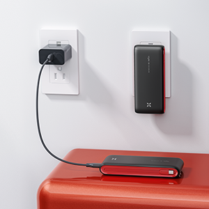 PORTABLE CHARGER WITH ac WALL PLUG