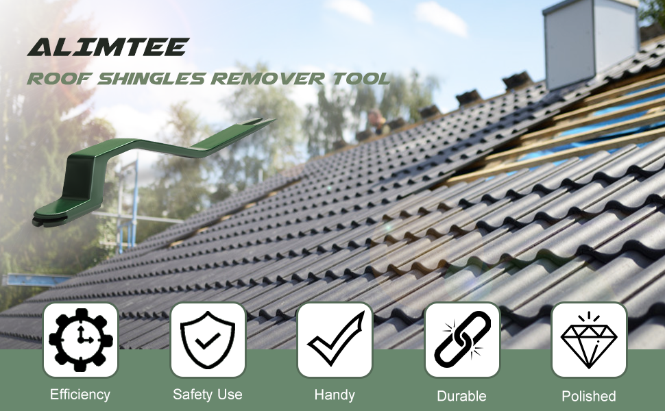 Shingle Removal Tool High Carbon Steel 29.7cm Roofing Nail Puller