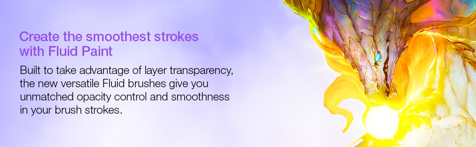 Create the smoothest strokes with Fluid Paint