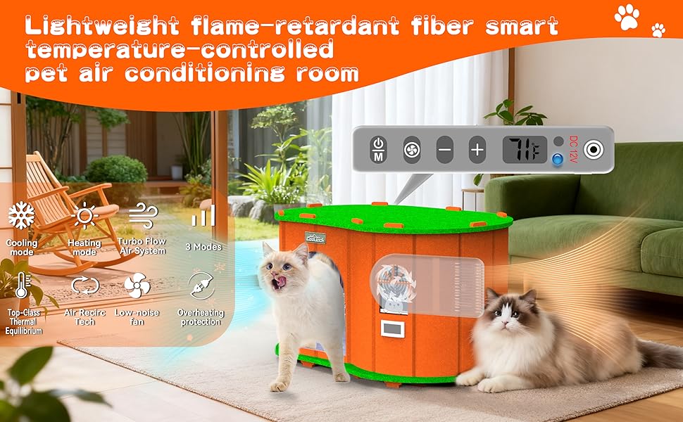 cooling house for cat