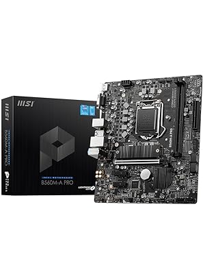 【新品未使用】MSI PRO B560M-A マザーボード B560M-A PRO | MSI マザーボード Intel B560チップセット | 株式