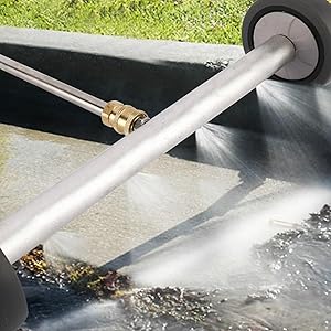 16" Under Car Water Broom Under Car Power Washer Attachment