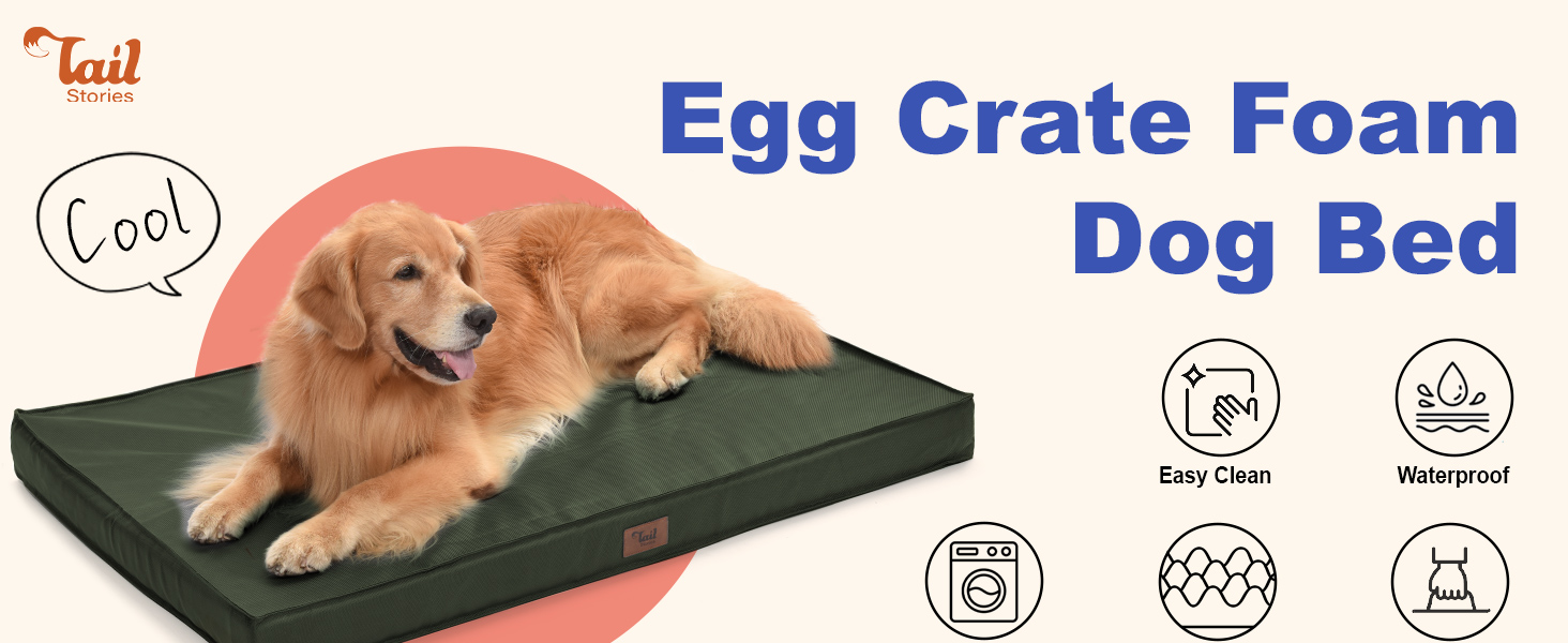 Waterproof Dog Bed for Large Dogs