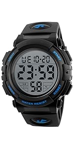 Herren Digital Quarz Uhr