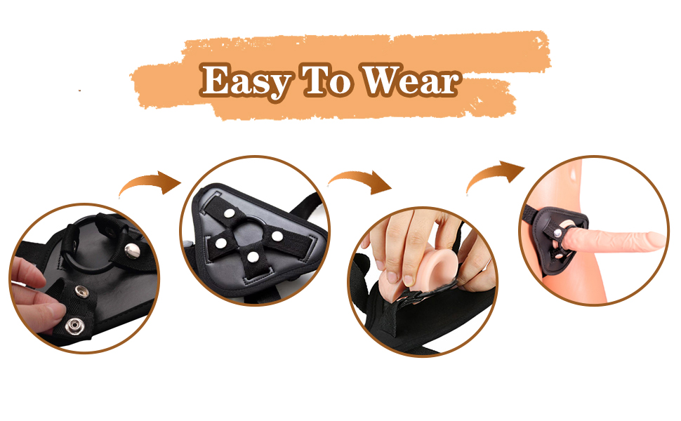 strap on dildo harness wearable strapon harness couples lesbian pegging adult sex toy