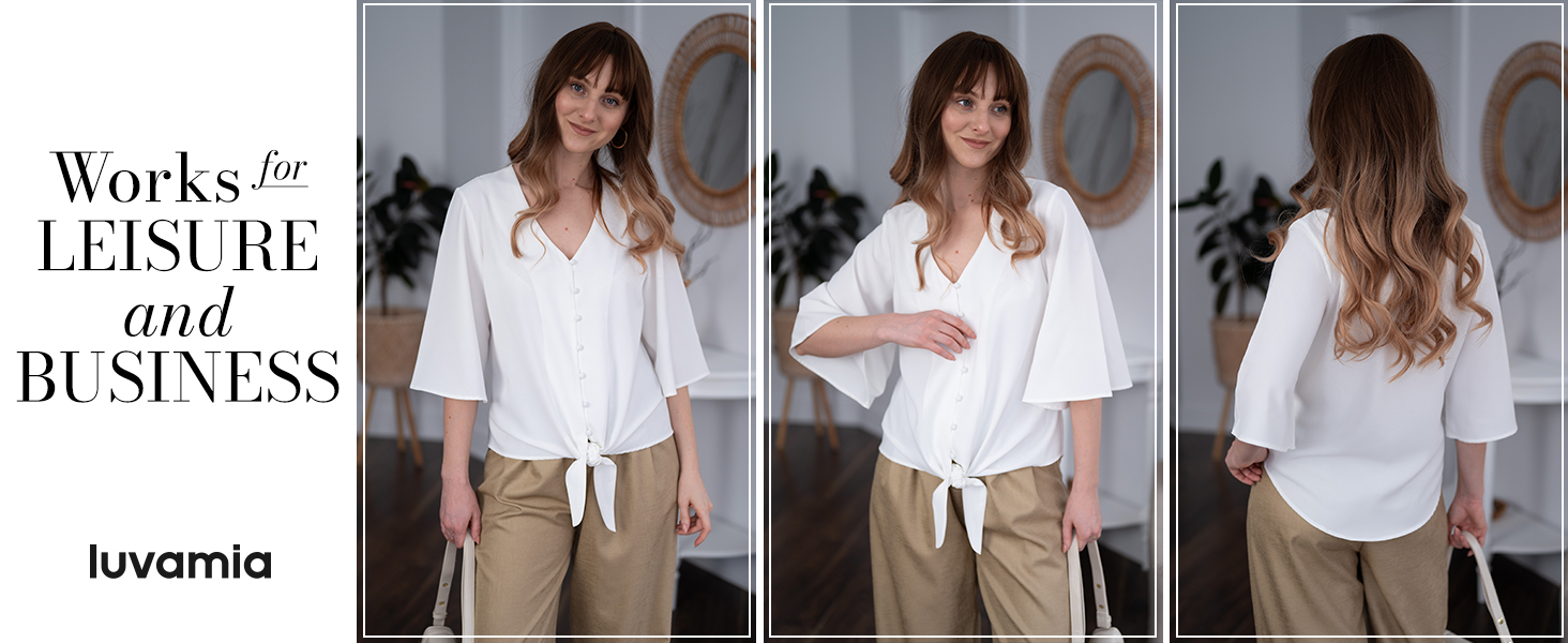 luvamia white tops for women