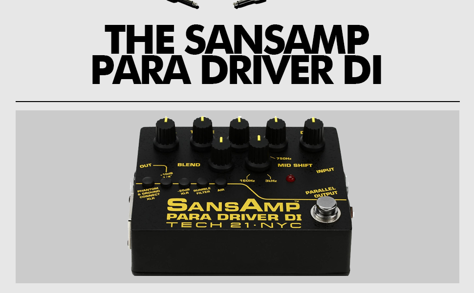 Amazon.com: Tech 21 PMDI V2 SansAmp Para Driver DI V2 Guitar