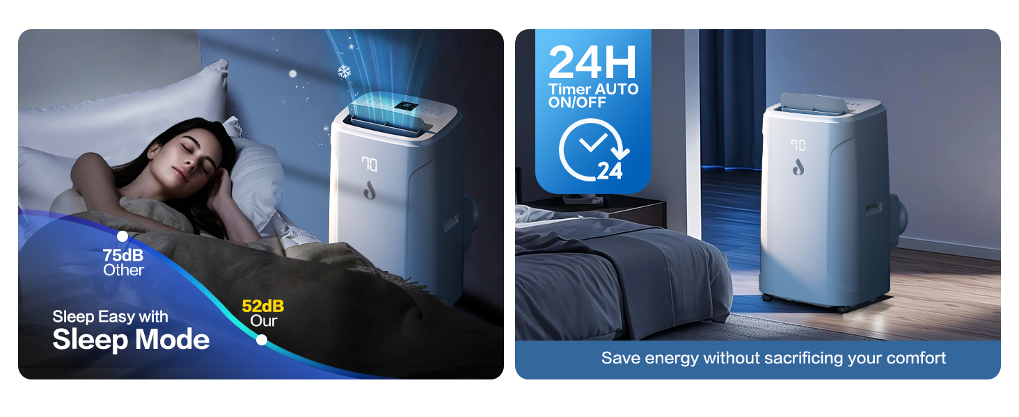 dual hose portable air conditioner