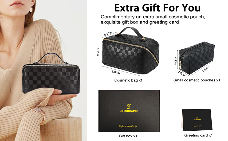 【新品】BRIEFING OUTDOOR COSMETICS POUCH SET Amazon.com: Checkered Travel Makeup Bags Cosmetic Organizer