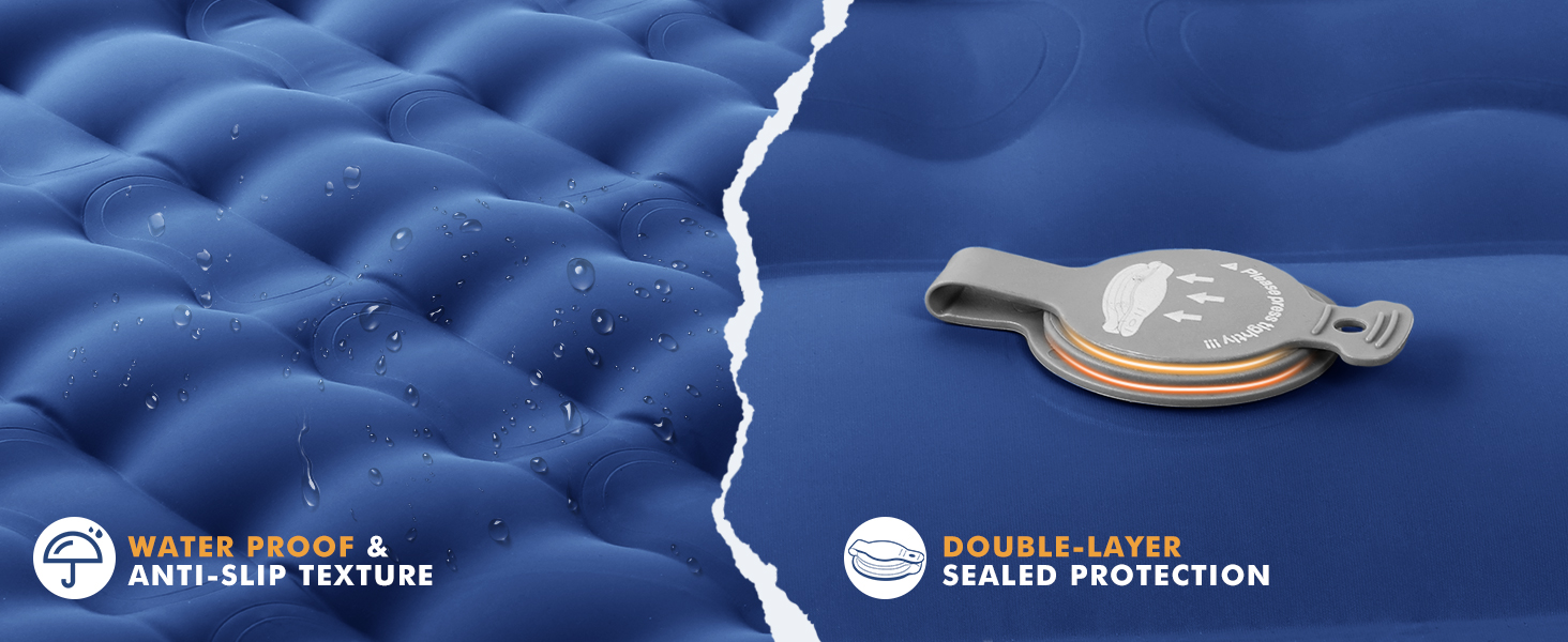 Camping Sleeping Pad Relefree 12CM UltraThick Inflatable Mattress