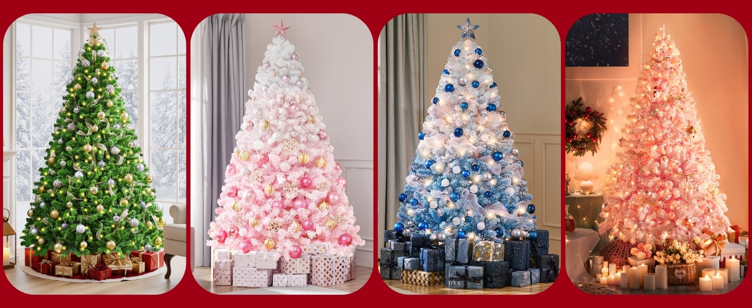 christmas tree multi-color